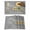 Dark Gray, variant on You Are My Sunshine Placemats Set of 12, Yellow Sunflowers Cute Bees Heart Retro Wood Placemats for Dining Table, Place Mats for Kitchen Tabletop, Waterproof Wipeable Dining Table Mats Set