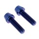 thumbnail image 3 of Paquete de 2 tornillos de cabeza cónica de aleación de M5x16 / 18 / M5x20 azul Sunnimix Tornillo de perno de bicicleta, 3 of 7