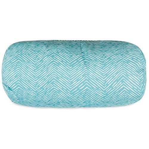 teal bolster pillow