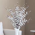 thumbnail image 1 of VANTREE 6 flores artificiales de jazm&iacute;n, 29.5 pulgadas de largo de flores falsas, flores artificiales blancas para decoraci&oacute;n, relleno de jarr&oacute;n para granj VANTREE NA, 1 of 6