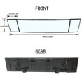 thumbnail image 4 of Car Truck Van Wide Angle Auxiliary Large Vision Interior Rearview Convex Mirror Blind Spot Blindspot Clipon Rear Seat Baby Watch, 4 of 11