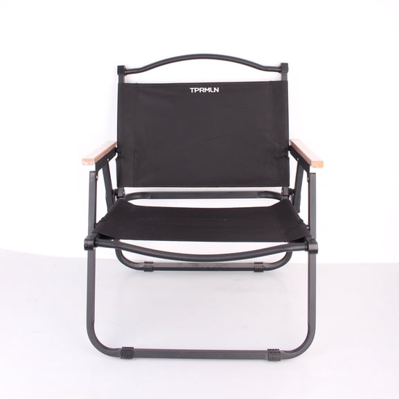 Lightweight Portable Outdoor Camping Chair Leisure Comfortable Beach Chair Fishing Chair Black