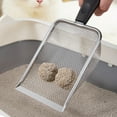 thumbnail image 5 of Cat litter spoon stainless steel mesh shovel long handle deep shovel metal cat litter spoon - style:style1, 5 of 7