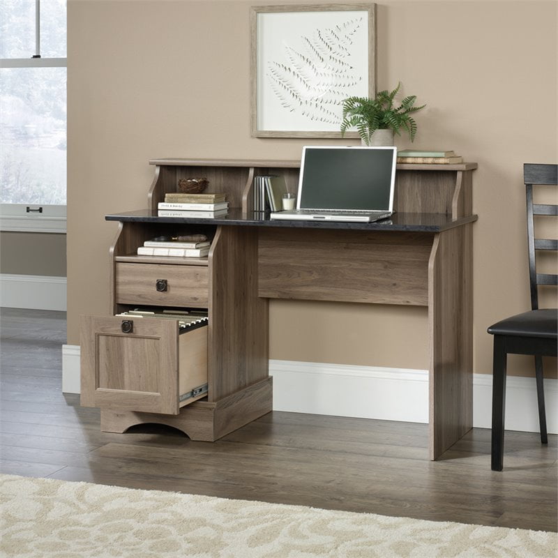 Sauder Graham Hill Writing Desk Autumn Maple Finish Walmart Com