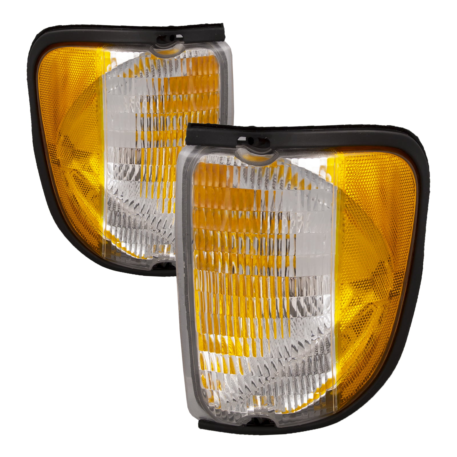 HEADLIGHTSDEPOT Signal Light Compatible with Ford Club Wagon E-150 Econoline E-250 E-350 Super Duty E-450 E-550 Su Includes Left Driver Side Signal Light 