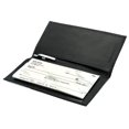 thumbnail image 3 of RFID Blocking Genuine Leather Standard Checkbook Cover Holder Thin Wallet, 3 of 11