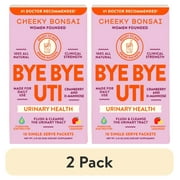(2 pack) Cheeky Bonsai Bye Bye UTI Strawberry Lemonade Powdered Drink Mix, 10 Count