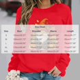 thumbnail image 3 of Fall Winter Women Long Sleeve Crewneck Sweatshirt Spooky Halloween Gnome Print Casual Daily Top, 3 of 5