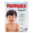 thumbnail image 3 of Huggies Snug & Dry Baby Diapers, Size 6 (35+ lbs), 144 Ct, 3 of 9