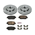 thumbnail image 3 of Power Stop Front Stock Replacement Brake Pad and Rotor Kit KOE5272, 3 of 8