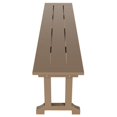 thumbnail image 4 of Charleston Outdoor Patio Adirondack Dining Trestle Bench, 4 of 5