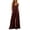 B-Burgundy, variant on Womens Slik Satin Backless Jumpsuits with Pockets Sleeveless Spaghetti Straps V Neck Flowy Wide Leg Rompers B-Gray