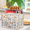 thumbnail image 3 of Xixirimido Abstract Boho Art Geometric Pattern Toaster Cover Coated Sliver Polyester Cover Toaster Appliance Cover For Kitchen Appliance with Drawstring Kitchen Accessories, for 2 Slice, 3 of 7