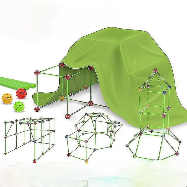 XXL red Kits de construcción de fuertes para niños, construcción artesanal de fortaleza, castillos, túneles, tienda de juegos, juguetes para niñas y niños
