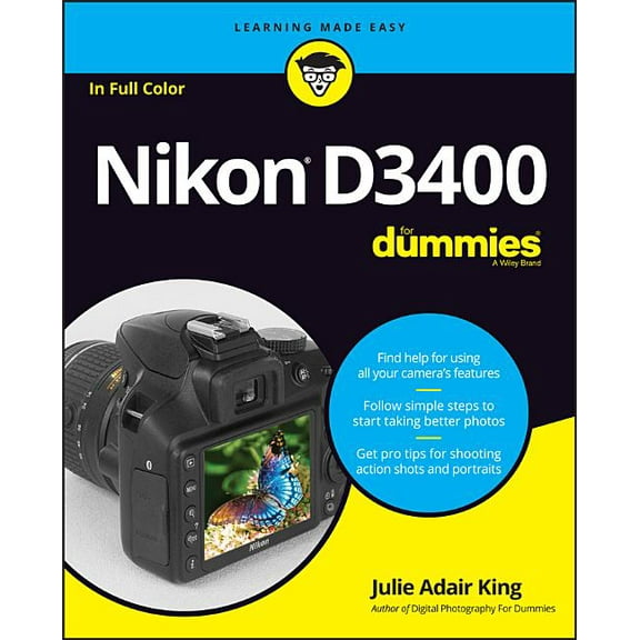 For Dummies (Lifestyle) Nikon D3400 for Dummies, (Paperback)