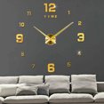 thumbnail image 3 of Reloj de pared Reloj de pared DIY Sin marco Espejo 3D Reloj de pared Pegatinas de pared mudas grandes para decoraciones de hogar de sala de estar Irfora Reloj de pared, 3 of 7