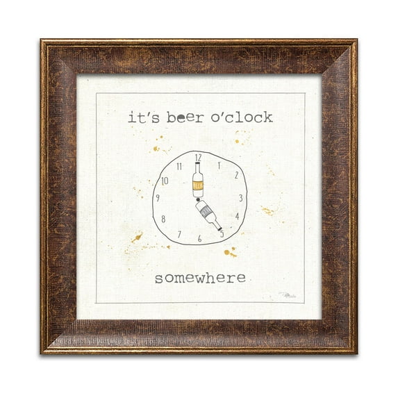 Gango Home Decor Casual Flavor Notes XI by Pela Studio (Ready to Hang); One 12x12in Gold Trim Framed Print