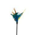 thumbnail image 4 of Pet Feather Toy Interactive Pets Teaser Stick Playing Animals Sports Game Biting Bouncing Teasing Plaything Supplies Color Random, 4 of 9