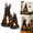 2pcs A(S+L), variant on Fake Campfire, Flames Wooden Night Light Artificial Flickering Fire Lamp | Vintage LED Table Cozy Camp Lights with Nature Forest Crackling Desk Fire Pit Home Reading Corner Bonfire Decor
