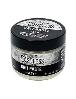 Distress Halloween Bundle - Tim Holtz Distress Mica Stain #5 & #6 with Distress Grip Paste Glow and Texture Paste Black Opaque with 2 Palette Knives and Trebbies Detail Sticks