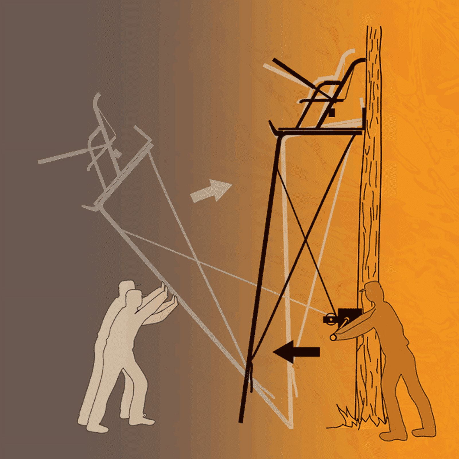 Muddy Ladderstand Installation Hoist Black One Size