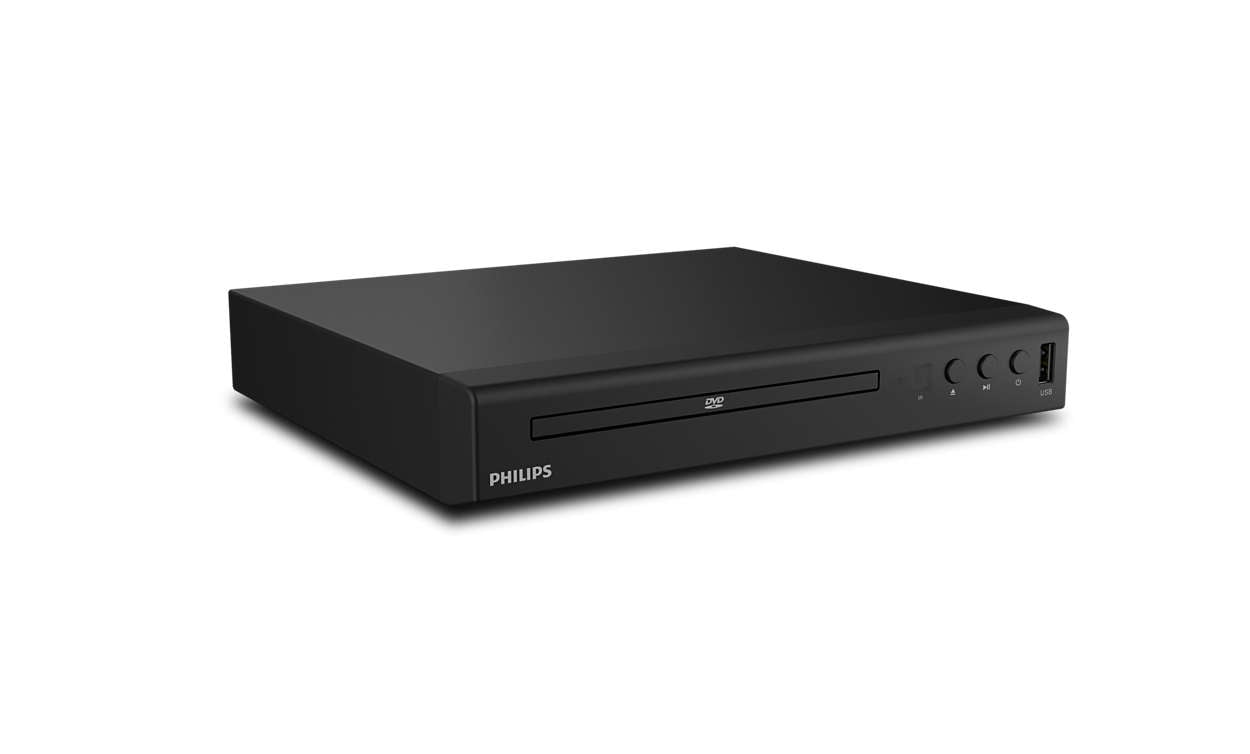 Philips TAEP200 Multi Region Code Free 1080P HDMI Upscaling DVD Player W/ USB Input 110-240 Volt