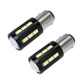 thumbnail image 2 of Riwesomey 2 piezas de bombilla de luz automática 21SMD, reemplazo Universal desmontable, resistente al calor, accesorios de lámpara de advertencia de Bombillas para automóviles Base 1157 Riwesomey VI017609-01B, 2 of 6