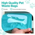 thumbnail image 4 of PawPail Plastic Dog Poop Bags for Waste Station, Durable Leakproof & Long Lasting Eco Friendly Poop Bags, Standard Size Includes 200 Pieces in 1 Dog Poop Bag Roll, 4 of 8