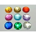 thumbnail image 6 of U8MO 50 Acrylic Flatback Rhinestone Round Gem Beads NO HOLE 20mm(3/4") Colour Choice-Royal Blue, 6 of 9