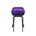 thumbnail image 7 of Americana Walk-A-Bout 100% Pre-Assembled Portable "Original Square Charcoal Grill" -Steel,  Purple, 7 of 7