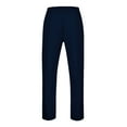 thumbnail image 4 of kamemir Baseball&nbsp;Pants Men's Casual Pants Beach Summer Elastic Waist Drawstring Pants Lightweight Trousers (Navy,5XL), 4 of 5