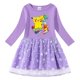 thumbnail image 1 of Ropa de Pokémon para niños, vestido de princesa de manga larga de Pikachu, disfraz elegante para niños pequeños, traje de fiesta para niñas pequeñas de primavera, otoño qym unisex, 1 of 2