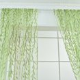 thumbnail image 3 of 1 Pc Willow Window Curtain Voile Tulle Room Salix Leaf Sheer Gauze Curtain Voile Panel Drapes Curtain for Living Room, Bedroom, Balcony(40x106in), 3 of 8