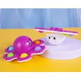 thumbnail image 3 of 2 Pcs Mini Pops Jouet Fidget Porte-Clés Anti-Stress Soulagement de l'Anxiété Sensoriel à Bulles, Blanc, 3 of 6