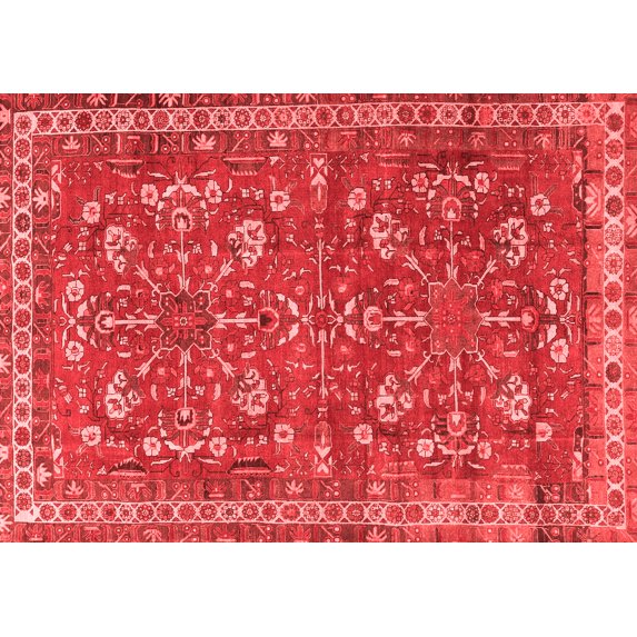 Ahgly Company Indoor Rectangle Persian Red Traditional Area Rugs, 5' x 8'