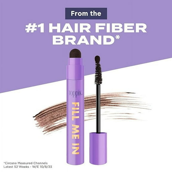 Toppik For Women Fill Me In Color Touch-Up System - Dark Brown - 0.176oz