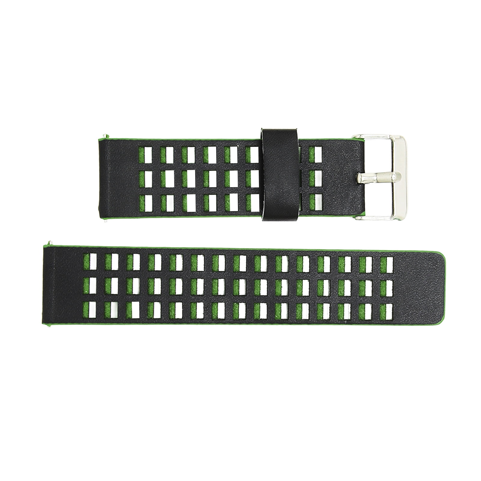 Smartwatch Leather Band Skin Friendly Healthy Two Color Leather Watch Strap For Realme Watch 2 Black Green Walmart
