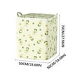 thumbnail image 2 of Latrodar Storage Containers with Lids Double Zipper Space Saver Bag Bedroom Kids Room Underbed Storage Floral Print Cloth Storage Bins Strong Handles for Blanket Comforters Clothes Sheet Toys 1PC, 2 of 3