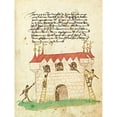 thumbnail image 3 of German 16th Century 15x18 Black Modern Framed Museum Art Print Titled - Civic festival of the Nuremberg Schembartlauf - Castle, 3 of 5