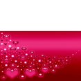 thumbnail image 2 of Benzara BM205842 Contemporary Valentine Themed Rectangle Shape Wall Art, Red, 2 of 2