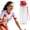 Red, variant on Reusable Water Bottle with Flip-Top Lid and Lanyard, Leak-Proof Sports Bottle - BK