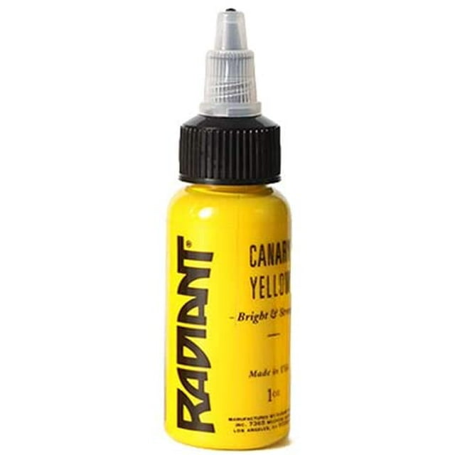 Radiant Colors Encre de Tatouage - Jaune Canari 1oz
