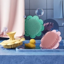 LOLIPPYY Handheld Bath Brush Bathing Brush Silica Gel Massage for Infants Bath Time 1Pcs