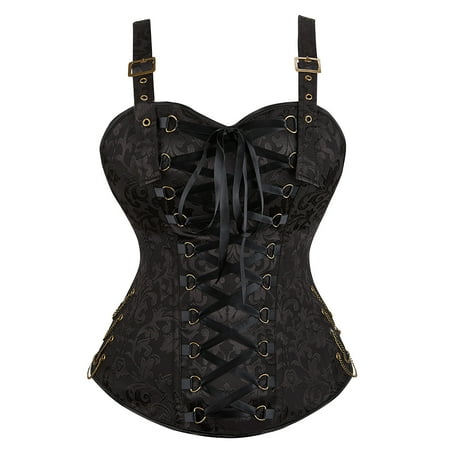 Aofany Womens Corset Top Corsets For Women Overbust Corset Bustier Lingerie Top Gothic Shapewear Underwear