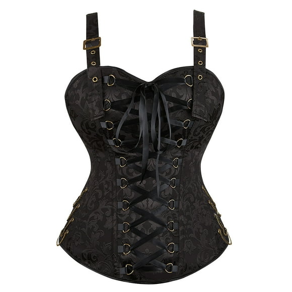 Cameland Womens Corset Top Corsets For Women Overbust Corset Bustier Lingerie Top Gothic Shapewear Underwear