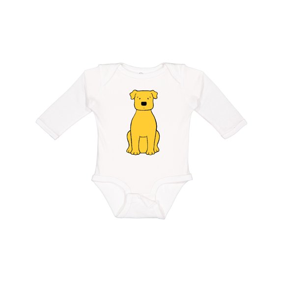 Inktastic Dog Boys or Girls Long Sleeve Baby Bodysuit