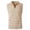 Khaki, variant on Mens Sleeveless Shirt Ribbed Knit Tank Top V Neck Muscle Tee Summer Casual Golf Beach Sweater Vest Pullover Tops,Khaki(XXXL)