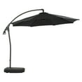 thumbnail image 3 of CorLiving 9.5 Ft Cantilever Patio Umbrella - Black Canopy & Aluminum Frame, 3 of 5