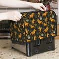thumbnail image 7 of Uemuo Funny Fox by the Field Print Toaster Cover 2 Slice, Small Kitchen Appliance Covers, Toaster Oven Cover with Loop, Bread Machine Cover Dust Cover Protection, 7 of 7