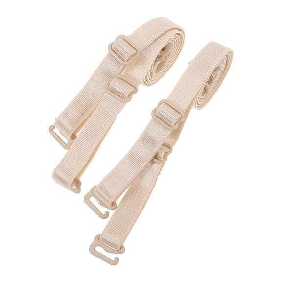 2 Pairs Women's Bras Dress Straps Adjustable Bra Strap Seamless Shoulder Strap Adjustable Extender Nylon Miss